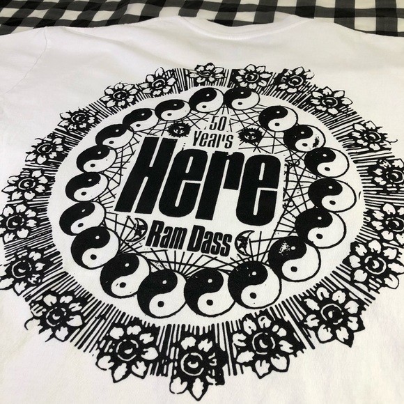 Online Ceramics Ram Dass Consciousness Equals Yin Yang Be Here Now T Shirt XL - Picture 7 of 10
